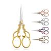 Vintage Stainless Steel Paper-cut Embroidery Scissors Multicolor DIY Handmade Thread Fabric Scissors