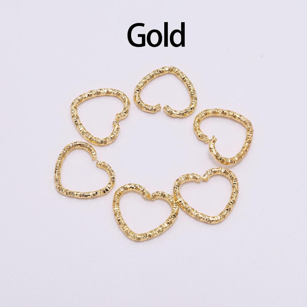 30-100 Stück/Los 8-20 mm Goldene Biegeringe Runde Gedrehte Sprengringe Verbinder Für DIY Schmuckzubehör Herstellungsbedarf