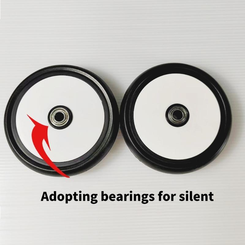 Replacement Front/Rear Wheel Caps Bearing Protective Cover for Yoya/Yoyo Baby Strollers Ensuring Stability White