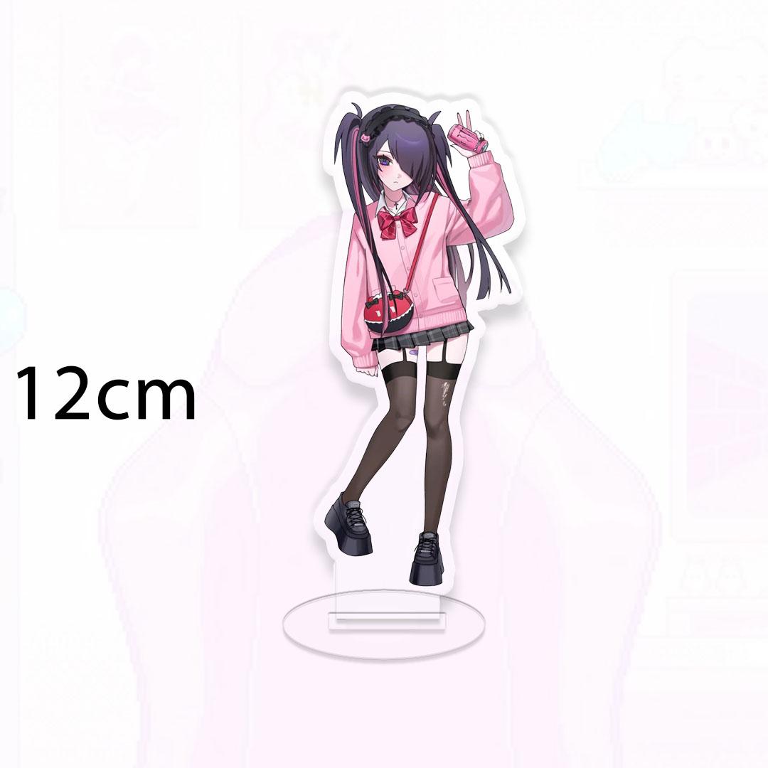 

Needy Girl Overdose Pixels Stand Card 12cm Mini Desktop Ornaments Ame Kawaii Rain Cartoon Game Collect Figure Decor HD Gift NEEDY