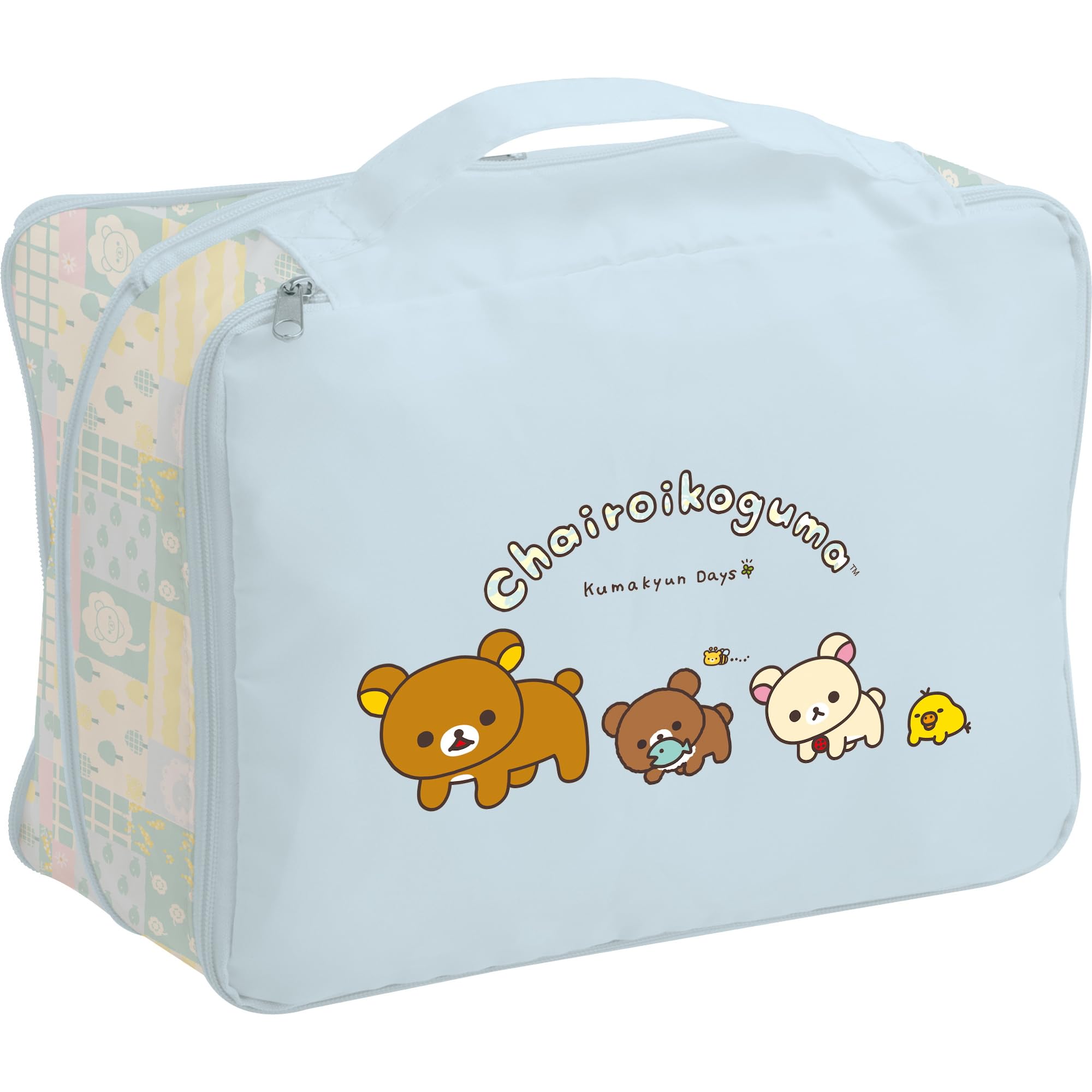 CA83501 Rilakkuma Kumakyun Clothing Storage Pouch  Chairoikoguma s Days  (S)