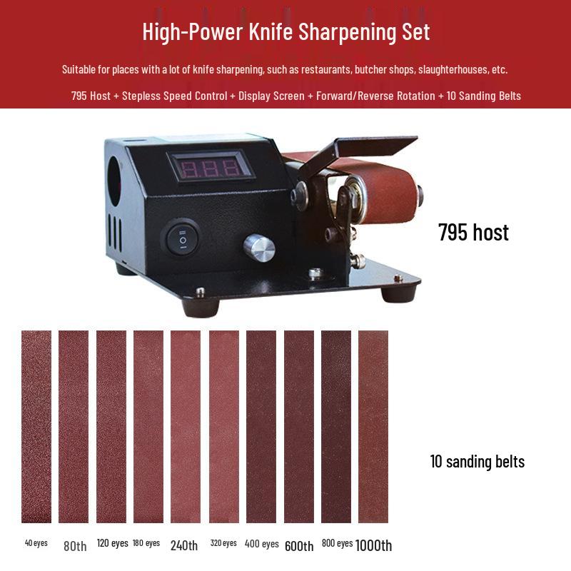 Compact Electric Mini Belt Sander & Sharpener