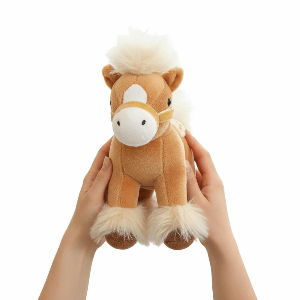 Cute 2026 Horse Plush Doll Mascot Dolls Zodiac Pony Figurine Horse Plush Toys  Home Decoration