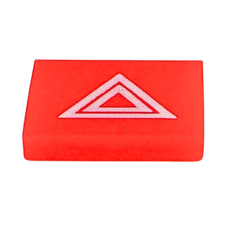 Insert red symbol of the hazard warning light switch universal equivalent Hella 9XT713630-391 ELMOT