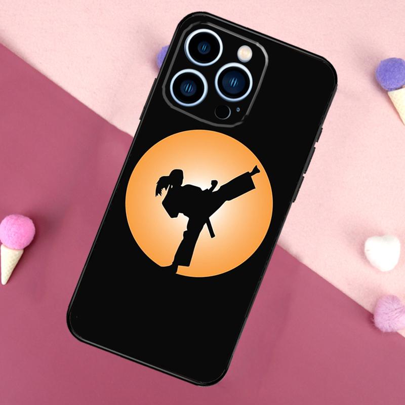 Kungfu Taekwondo Phone Case For iPhone 17 Pro Max 17 Air 16E 12 13 Mini 14 15 Plus 11 16 Pro Max Back Cover