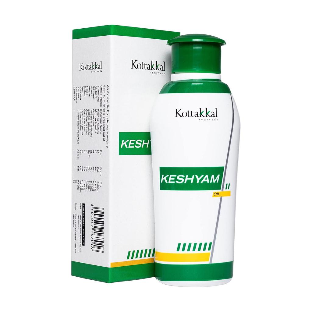 Kottakkal Ayurveda ® Keshyam Oil - 100 Ml | Ideal Hair Oil For Beautiful Hair, 100% Ayurvedic (Pack of 2)