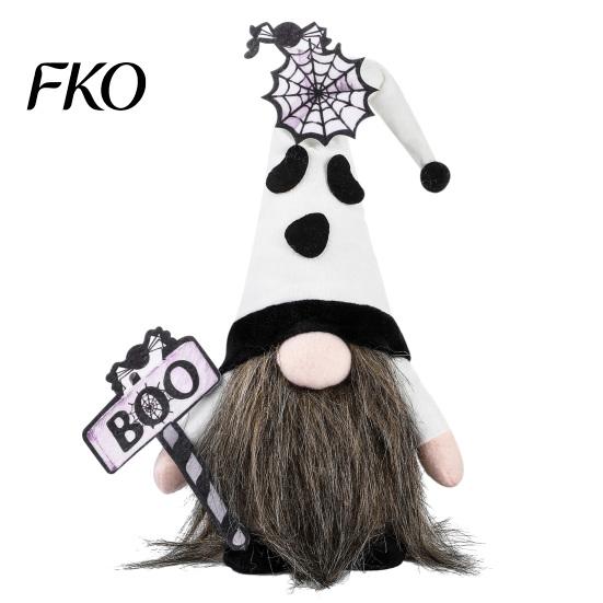 Halloween Holiday Decorations Gnome Decor, Faceless Doll Figurine for Shelf Table, Spooky Decoration Ideas Cute Ornament Party Home, Trick or