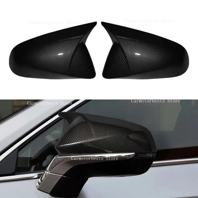 Car Rearview Side Mirror Cover Fit For Lexus NX RX NX200 RX350 450H 2016-2023 Wing Cap Rear View Case Trim Carbon Fiber