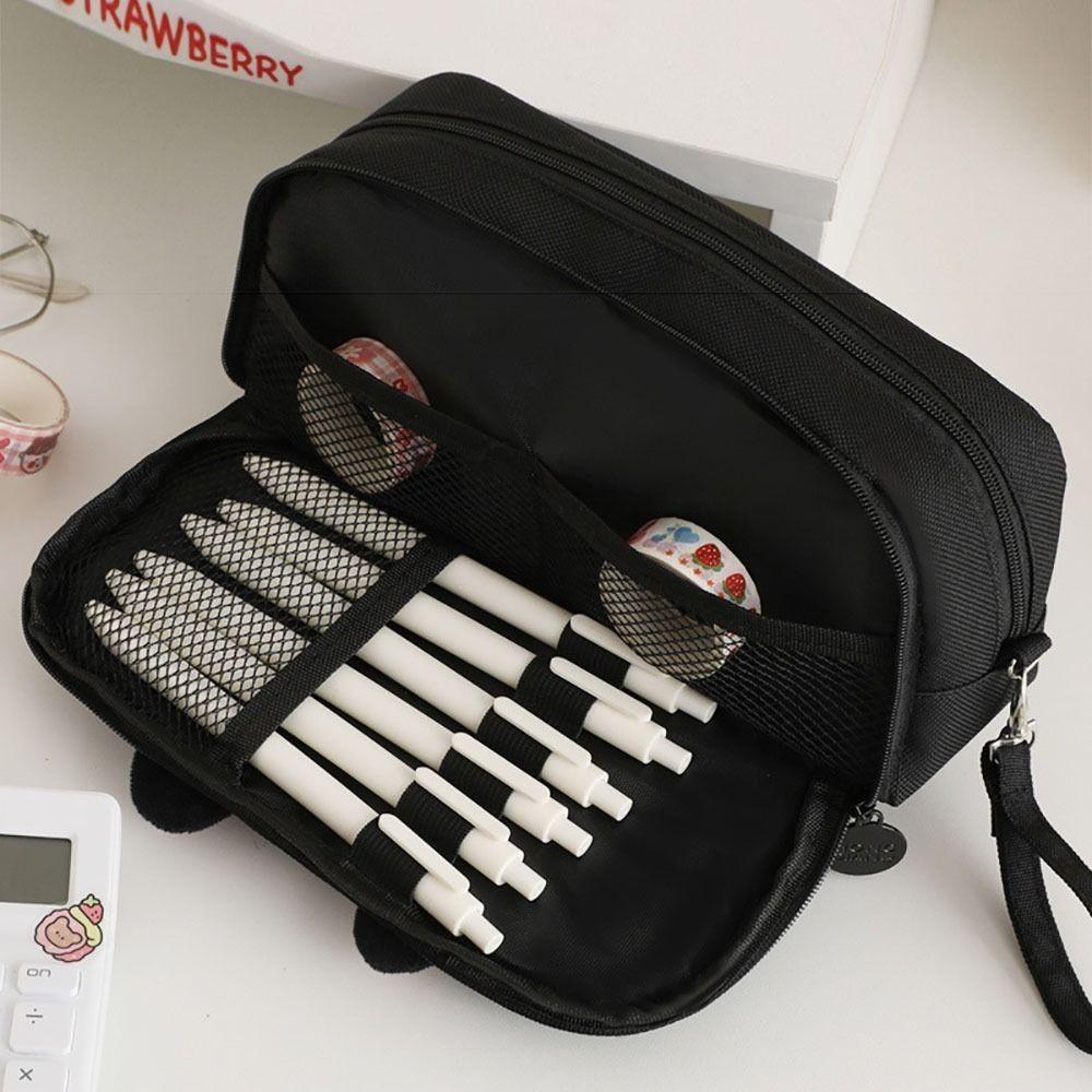 Multifunctional Pen Bag Large Capacity Pencil Case High Quality Pen Box  for School Office