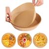 50 Pcs Round Bowl Shape Air  Fryer  Oil-absorbing  Paper Non-stick Oil-proof Water-proof Disposable