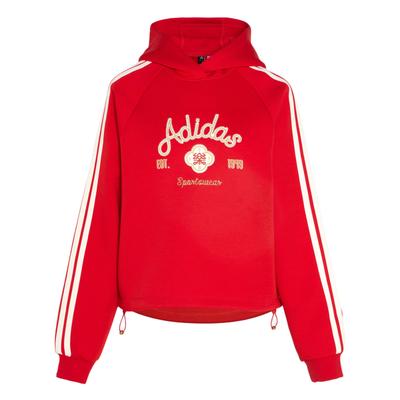 Bluza z kapturem Rok Królika Edycja Limitowana CNY Nowy Rok Krótka Luźna Bluza z długim rękawem Damska bluza KH2694