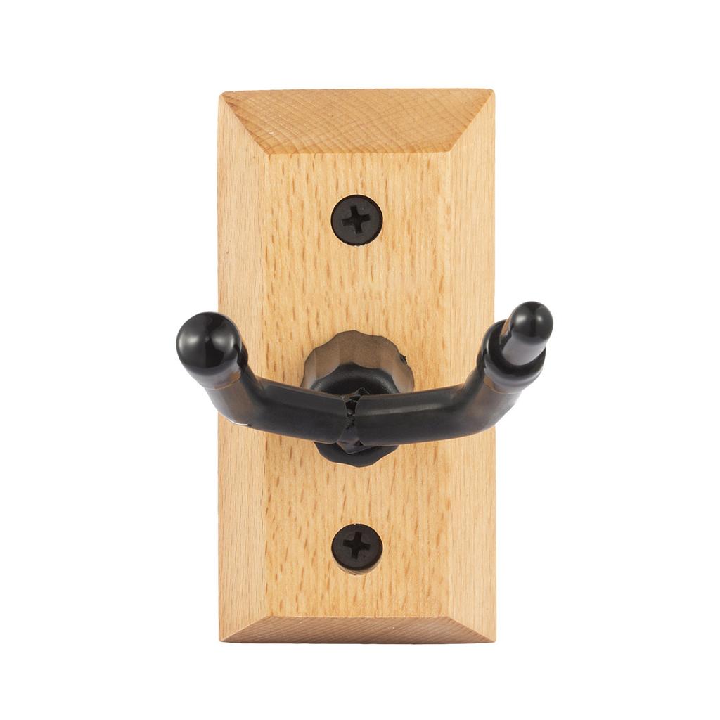 Muspor Violin Wall Mount Hanger with Bow Hook (Wooden Base), 1 Pack Perfect for Displaying and Storing Violins