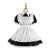 Anime Character Cosplay Maid Attire Cosplay Restaurant Work Uniform Long Dress Black and White Maid Attire Party Party