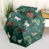 1pc Farm Animals Automatic Open/Close Umbrella Sturdy Iron Frame, Compact Travel Umbrella - Perfect Gift for Women, Men, Birthdays068
