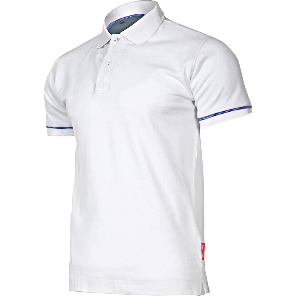 Polo Shirt, 220G/M2, White, "3Xl", Ce, Lahti