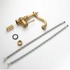 Vintage Carved Brass Bathroom Basin Faucet