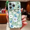 Flowers Leaves Print Case For iPhone 17 18 Pro Max Magnetic For Magsafe Hybrid Matte Cover For iPhone 16 15 14 13 Pro Max