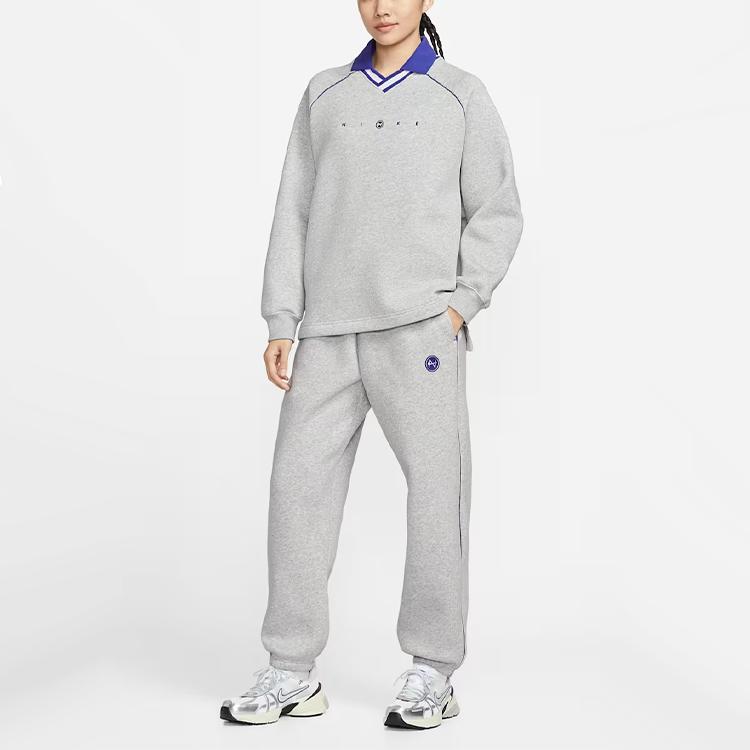 Nike Sportbekleidung Phoenix Fleece Weich Bequem Lockere Passform Bedruckte Bündchen Lässige Hose Damen Hosen IF0255-043