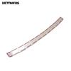 For Volvo XC60 XC 60 2017-  2024 Exterior Rear Trunk Bumper Foot Plate Tailgate Door Sill Scuff Guard Plate Accessories