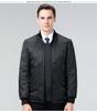 2024 Men's High-End Autumn Winter Hooded Down Jacket - Windproof, Warm, Casual Top for Middle-Aged