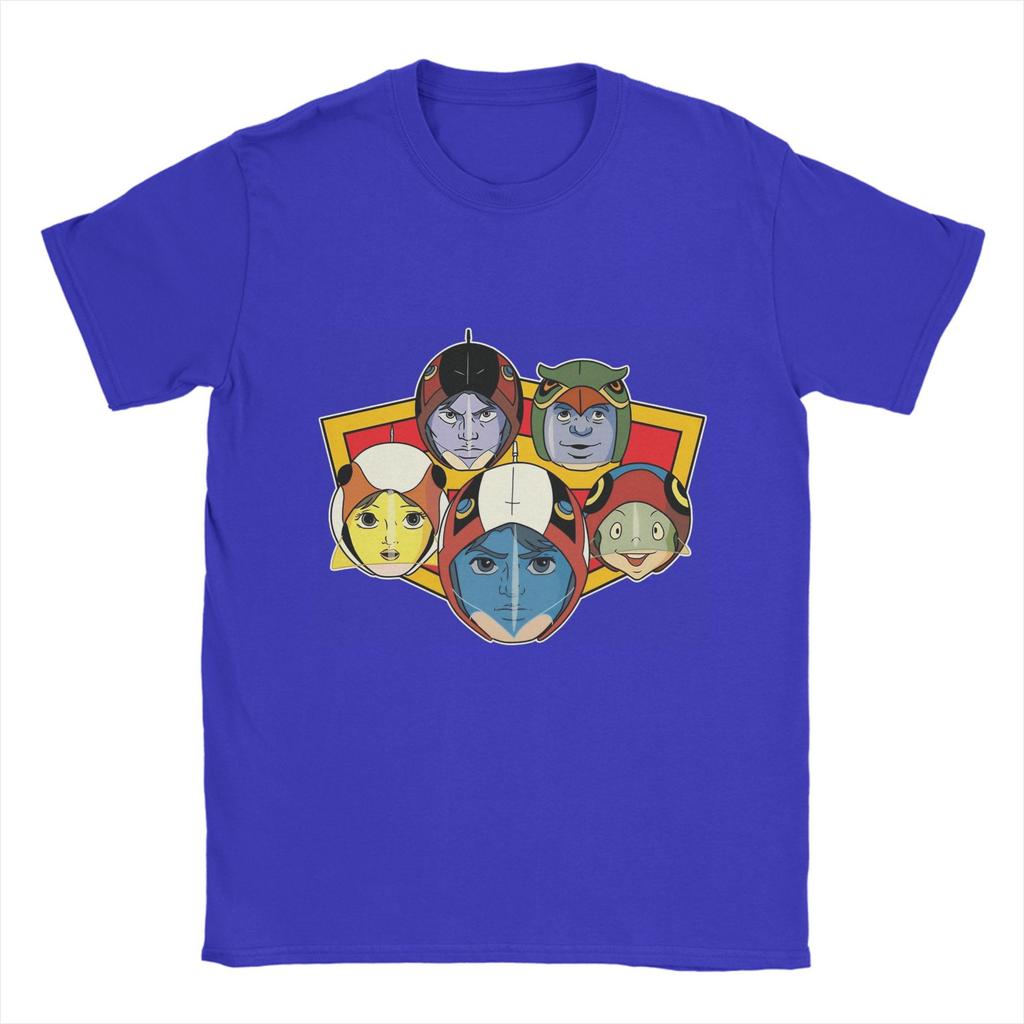 Men's Battle of the Planets Gatchaman  T Shirt  Cotton Clothing Funny Short Sleeve Round Collar Tees 6XL T-Shirt
