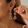 Wind Jewelry Enamel Drop Earrings Vintage Pendant Earrings Niche Design Versatile Elegant Studs for Women
