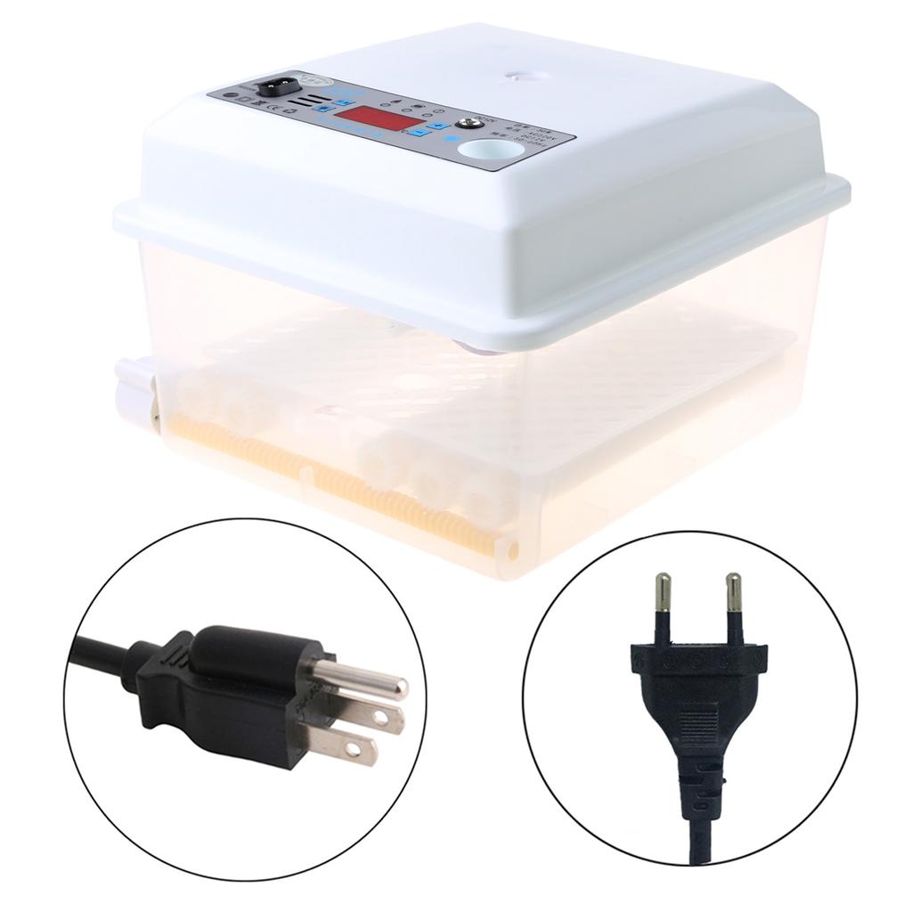 Automatic 9 Egg Incubator with Digital Control and Brooder Features for Easy Bird Chicken Poultry Breeding Hatching Use