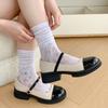 Color Thin Socks Breathable Mesh Socks Japanese Style Lolita Socks