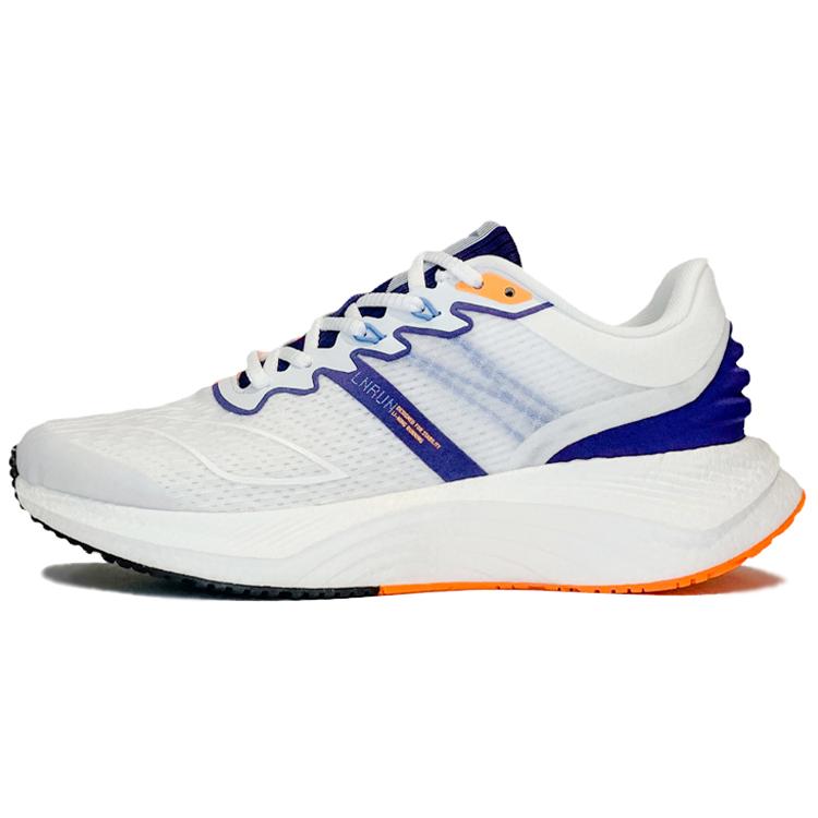 

New LiNing YueYing 1.0 Cushioning Anti-Slip And Wear-Resistant Low-Top Running Shoes White Blue ARHS035-2 42