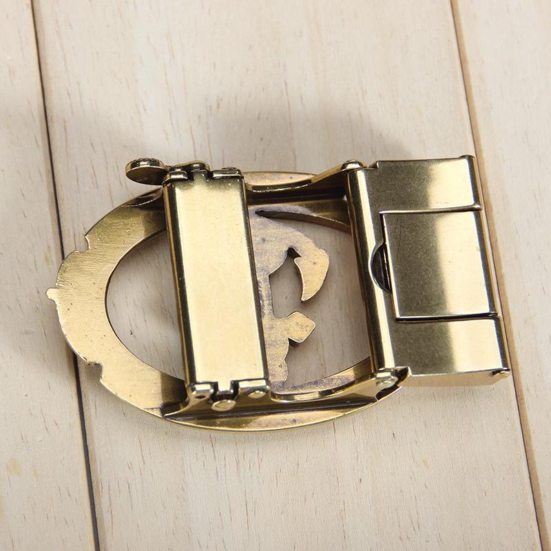 Hochwertige Legierung Anker Gold Silber Farbe Gürtel Automatische Schnalle für 3,5 cm Breite Gürtel