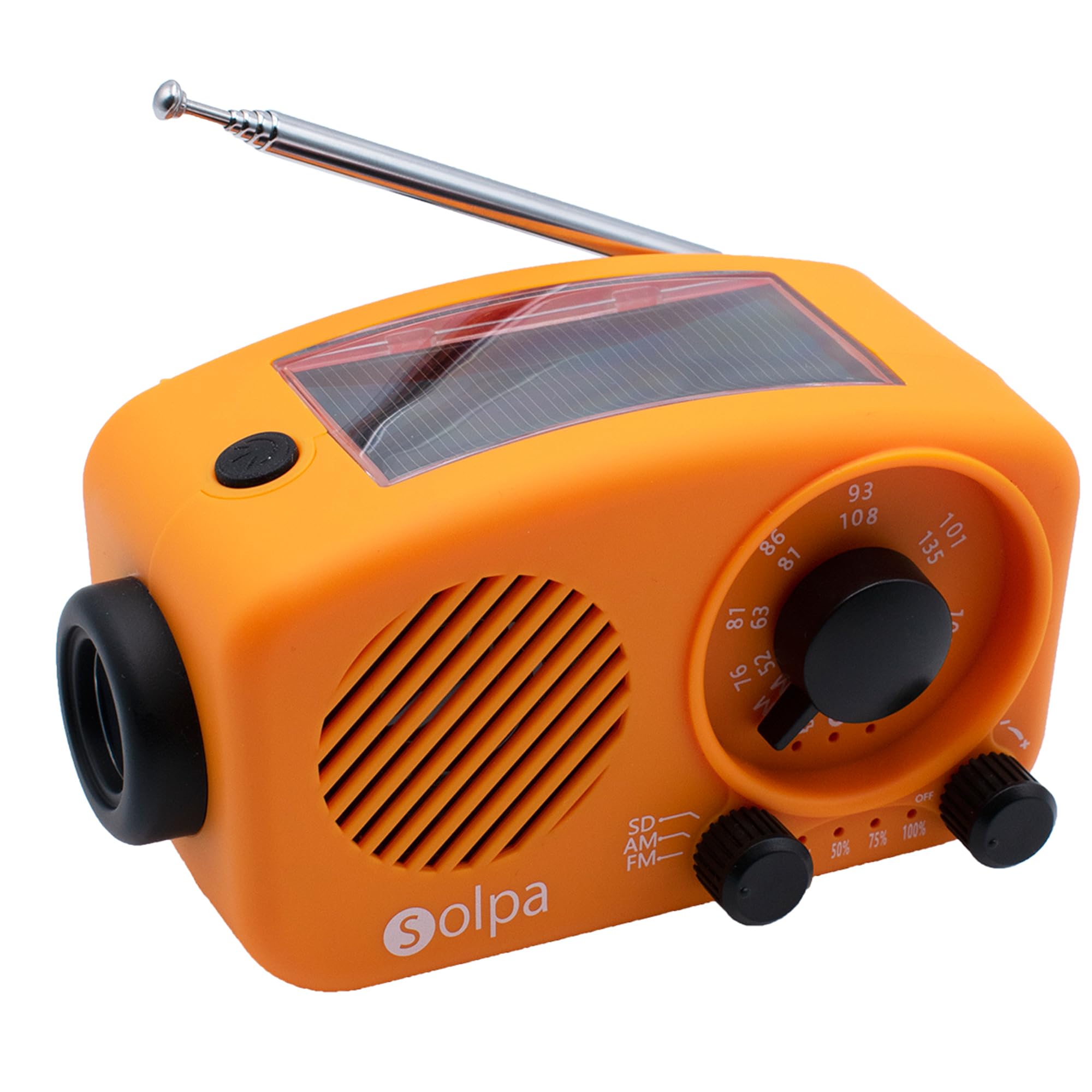 

Disaster Prevention Hand MP3 Instant Disaster Earphone Terminal km026 [Tokyo Deco] Radio, Solar, Multifunctional, 3-Way Charging, Radio, Crank,