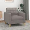 VidaXL Armchair Taupe 60 Cm Fabric, Armchair, Tub Chair, Club Chair, Sofa, Comfortable Sofa, Seat of 359082