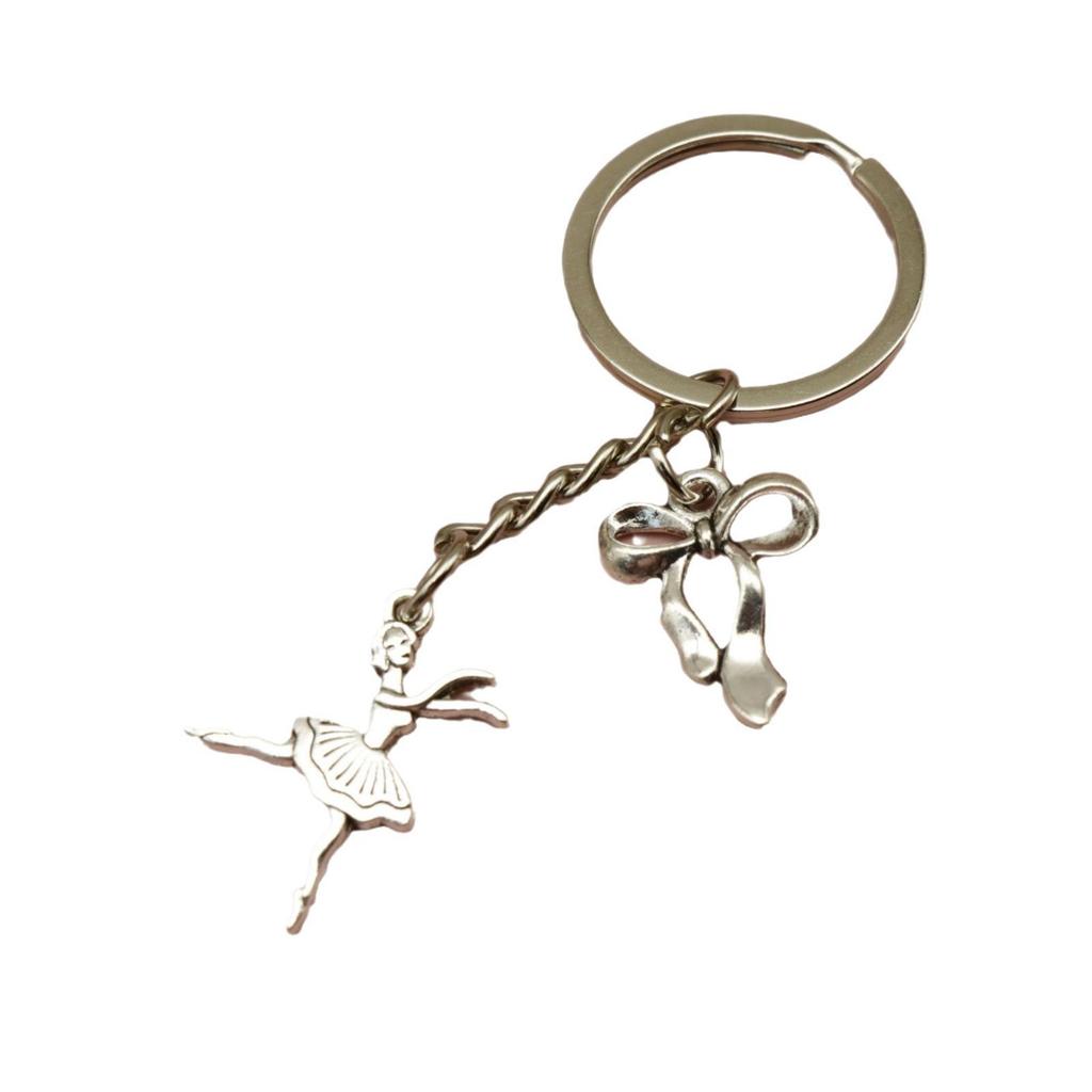 Ballet Bow Pendant Keychains - Stylish Jewelry Accessory