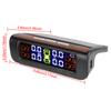 Car Tyre Pressure Monitor With 4 External Sensors T12 Car Tire Pressure Monitoring System 0-3.5Bar Solar USB TPMS