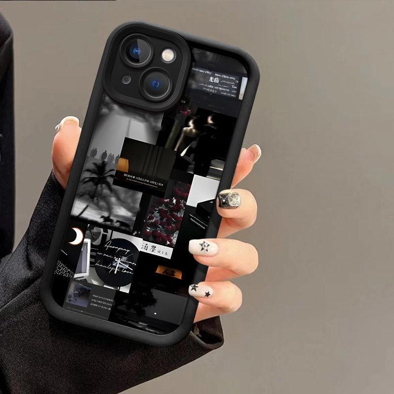 Life Fragments Are Suitable for iPhone Apple 15 Mobile Phone Case A3092 Ultra-thin Matte Protective Case Male Anti-drop Soft Case