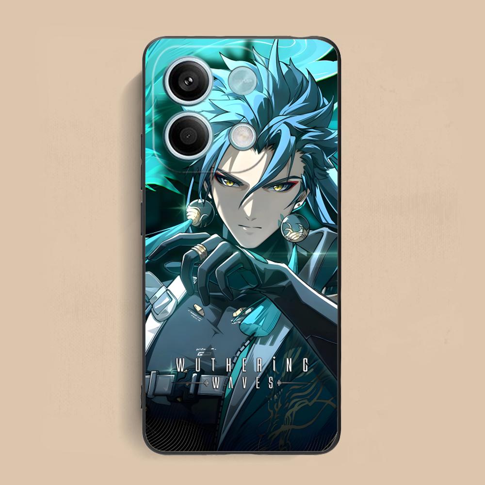 Wuthering Waves Jiyan Phone Case for Xiaomi Redmi Note 14 13 12 11 S Pro Plus 4G 5G Colour Printing Cover Pretty Cover Luxury