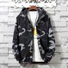 Mens  Winter Zip Camouflage Long Sleeve Pocket Sport Hoodies Jacket Coat