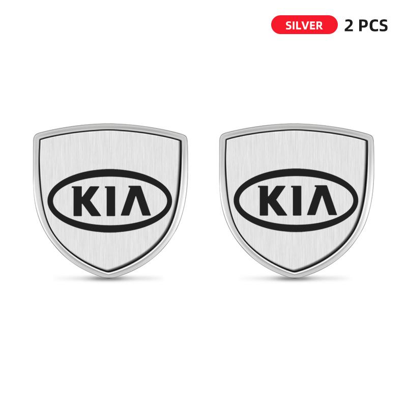2026 Hot Car Sticker 3D Aluminum Emblem Car Decoration Body Stickers Decals Accessory For Kia Rio Ceed Sportage Sorento K2 K3 K4