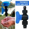 Drip Tape Double-Lock Bypass Valve with Rubber Pad Irrigation Belt Valve  Camping Picnic