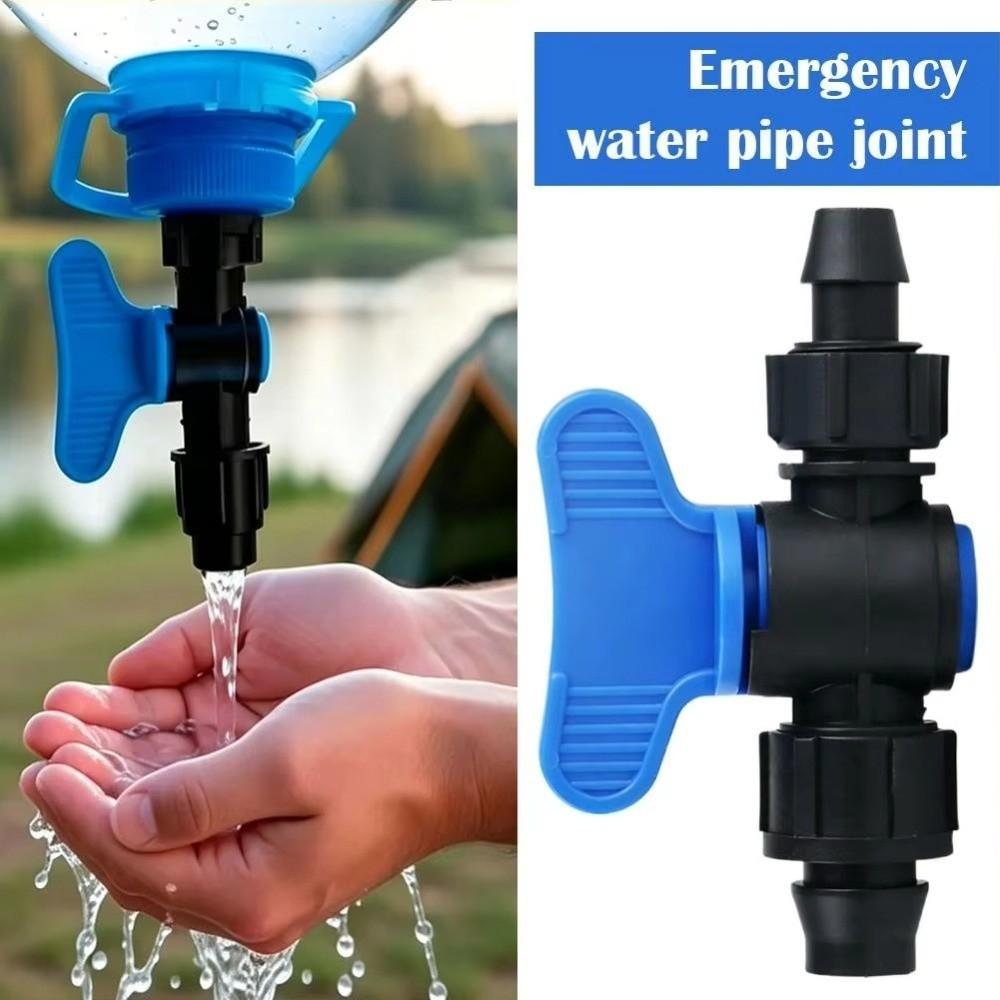 Drip Tape Double-Lock Bypass Valve with Rubber Pad Irrigation Belt Valve  Camping Picnic