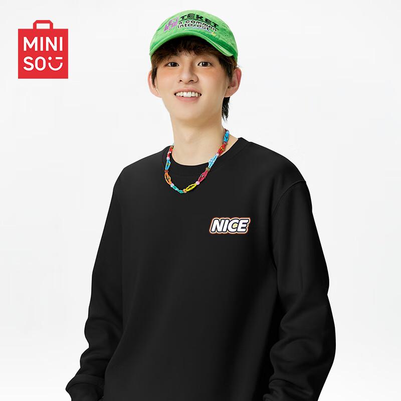 

MINISO Men s Heavyweight Basic Crewneck Sweatshirt XL