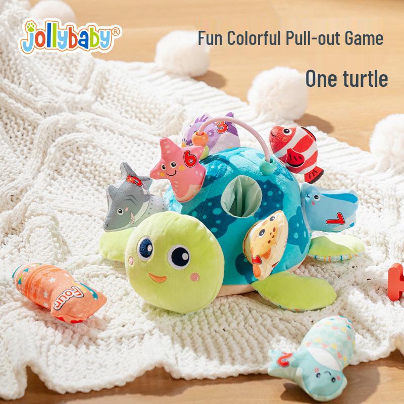 Jollybaby BABA LE Toddler Grasp & Chew Educational Radish Toy for Parent-Child Interaction