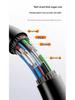 Spring-Stretch Type-C Fast Charging Cable for Phones & Tablets