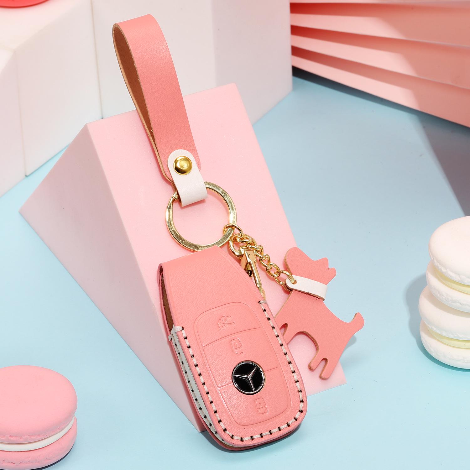 

Чехол для ключа от автомобиля Mercedes-Benz ручной работы