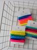 Rainbow Gradient Mini Pom-Pom Lace Trim - 1 Yard