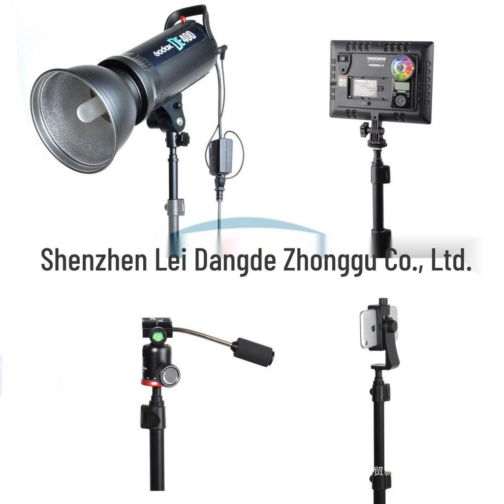 Portable Foldable Tripod Light Stand for Photography and Streaming