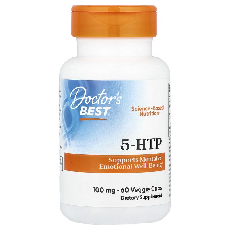 5-HTP, 100 mg, 60 Veggie Caps