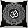 Moon Sun  Mystical Mandala Pattern Pillows Pattern Cushion Cover Suitable For Sofa Bedroom Car Pillow Cover