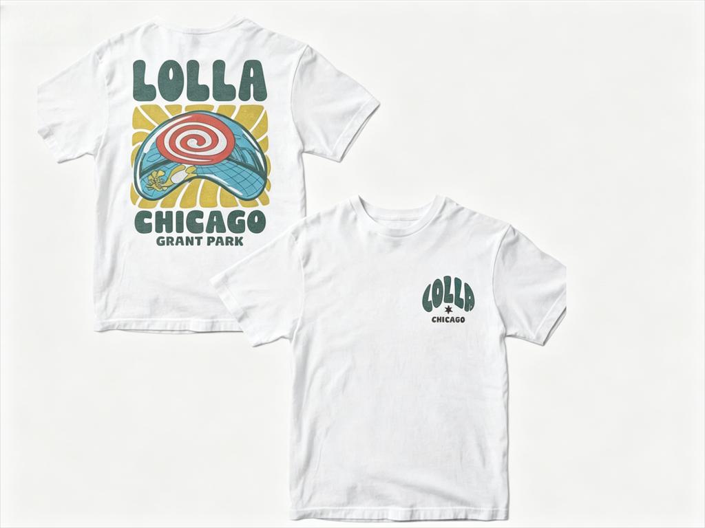 Lollapalooza Chicago 2026 Grant Park July 30 To August 2 2026 Tshirt Unisexunisex Fashion Unisexs Tshirts Streetwear Hip Hop Tees