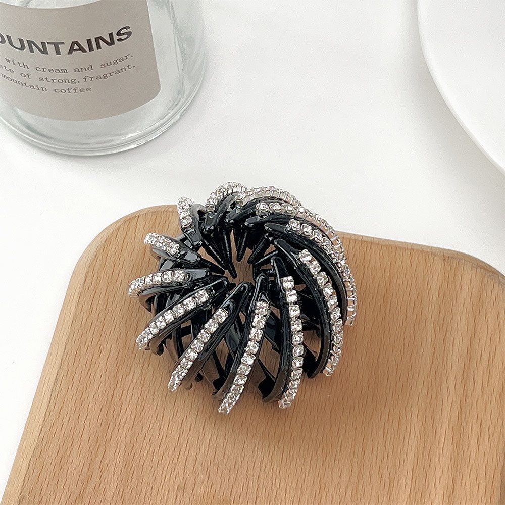 Headdress Hair Fixed Girls Hair Grab Clip Bird Nest Bun Maker Women Ponytail Buckle Pearl Hair Ring Korean Style Hair Claw